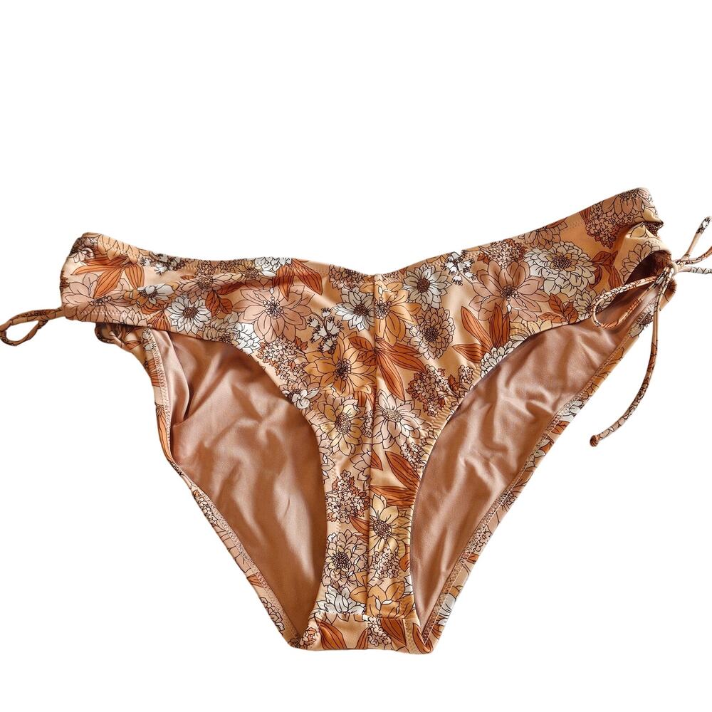 J Crew Hipster Curved-waist Cheeky Bikini Bottom Zinnia Floral‎ Women's XXL Swim